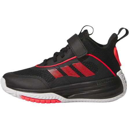 adidas OwnTheGame 3.0 Fashion Versatile Mid-Top Kids Basketball Shoes Black Red Kids