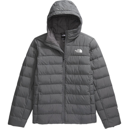 The North Face Brand Logo Pattern Outdoor Casual Sportswear Zipper Hooded Down-Filled Jacket Unisex Gray