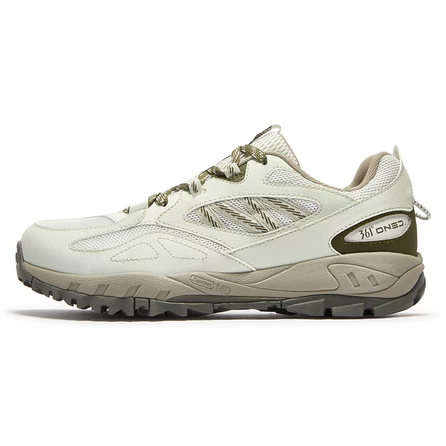 361° Starfield Business Style Sports Lightweight Wear-Resistant Low-Top Casual Shoes Men's Grey Green