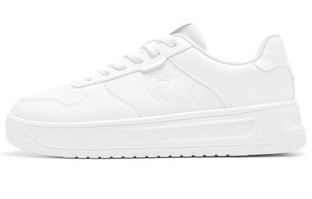 Jordan 'Little White Dragon' White Shoes Synthetic Leather Trendy Classic Sport Casual Versatile Minimalist Comfort Lightweight EVA Platform Student Military Training Slip-Resistant Wear-Resistant Lightweight Breathable Platform Low-Top Sneakers Men's