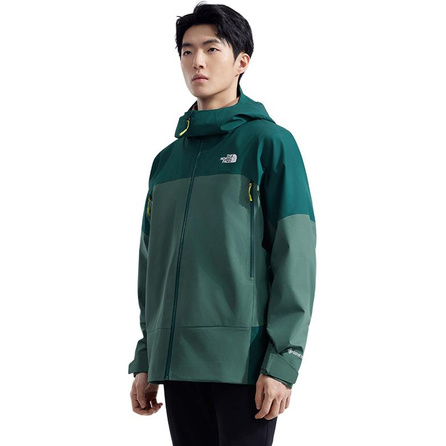 THE NORTH FACE GORETEX Outdoor Hard Shell Loose Fit Hooded Waterproof Breathable Jacket Men's Duck Green