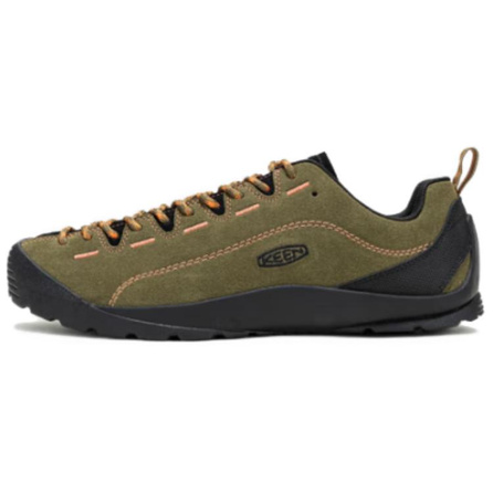 KEEN Jasper Anti-Slip Wear-Resistant Low-Top Outdoor Shoes Men's Army Green