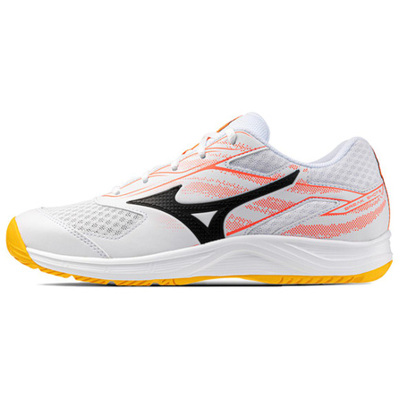 Mizuno BREAK SHOT 5 AC All-Training Cushioning Anti-Slip Wear-Resistant Tennis Shoes Unisex White Orange