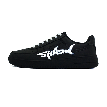 [Custom Sneakers] Xtep Air Force 1 'Big Shark' Comfortable Versatile Classic Slip-Resistant Low-Top Sneakers Men's White
