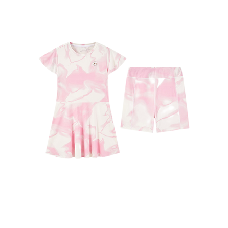 Under Armour Casual Sport Set Fashion Stylish Trendy Versatile Short Sleeve 2-Piece Youth