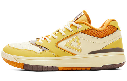 Peak Taichi 910 BB Sand Colorway Trendy Fashion Versatile Cushioning Slip-Resistant Wear-Resistant Responsive Low-Top Retro Basketball Shoes Men's Persian Yellow