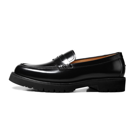 THOM WILLS Casual Slip on Shoes Loafers Men's Black