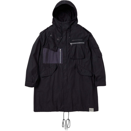 NEIGHBORHOOD SS24 Colorblock Zipper Mid-Length Hooded Jacket Men's