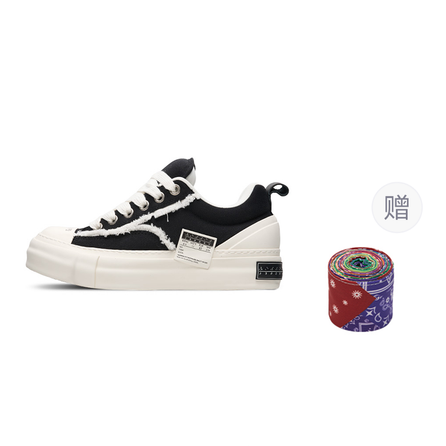 VESSEL Classic Nougat Puffy Shoes Height Increasing Low-Top Skateboard Shoes Unisex