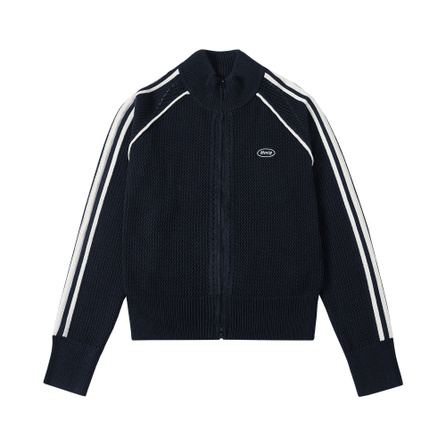 Mmlg FW26 American Fashion Trendy Brand Classic Print LOGO Half High Stand Collar Raglan Double Zipper Mesh Design Daily Casual Comfortable Versatile Sports Style Long Sleeve Knit Sweater Men's & Women's