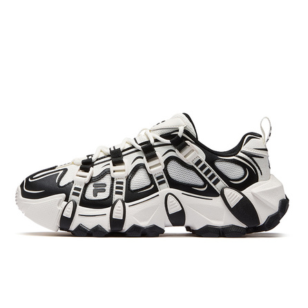 Joshua Vides x FILA FUSION EXOCET Mountain Low-Top Chunky Sneakers Men's Snow White Black