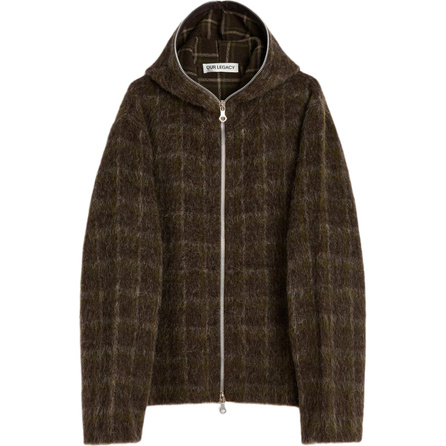 OUR LEGACY FW25 Loose Straight Hem Two-Way Zipper Jacket Coat Men's