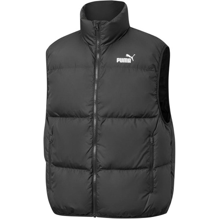 PUMA PUFFER DOWN Vest Sports Casual Brand Logo Stand Collar Lightweight Down Vest Men's
