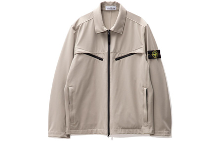 STONE ISLAND LIGHT SOFT SHELL-R SERIES SOFT SHELL Jackets Coats Men's Dove Gray