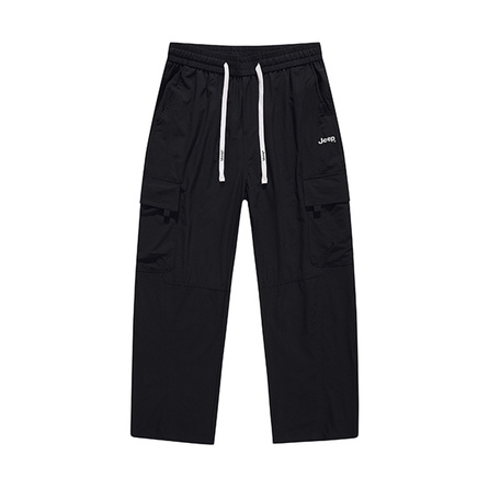 Jeep American Outdoor Sport Daily Commute Solid Color Loose Casual Pants Unisex