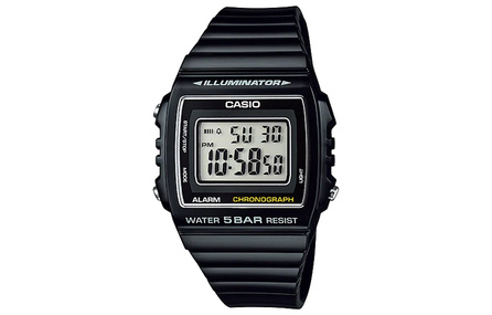 CASIO Men Standard Series Black Watch W-215H-1AJH