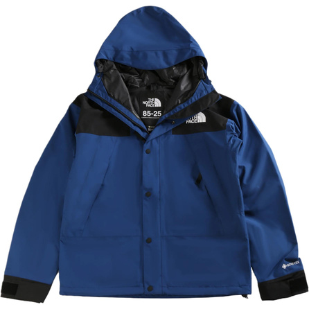 The North Face Hooded Color Block Zip Loose Fit Long Sleeve Jacket Men's Dark Blue