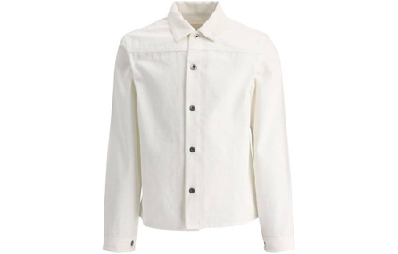 JIL SANDER Solid Color Lapel Single-Breasted Long Sleeve Denim Jacket Men's