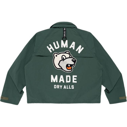 HUMAN MADE SS26 Loose Drop-Shoulder Back Heart Logo Embroidery Work Jacket Unisex