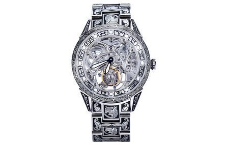 Weinuoqi VRQ x Aohao Future Series Faith Series Zodiac Scale Relief Mechanical Watch T1-03 Automatic/Manual Mechanical Movement Stainless Steel Strap Chinese Watch Men's Watch Skeleton Dial Luminous Nail