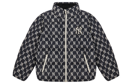 MLB Down Jacket Cropped Unisex Black