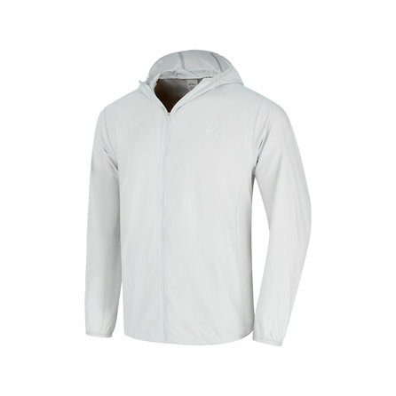 Asics Sportstyle Series Hooded Zipper Solid Color Long Sleeve Jacket Men's Grey