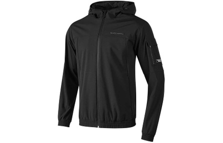 Skechers Jackets Men Carbon Black 0018