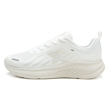 Xtep Comfort Trendy Cushioning Breathable Low-Top Casual Running Shoes Men's Sail White Tea White