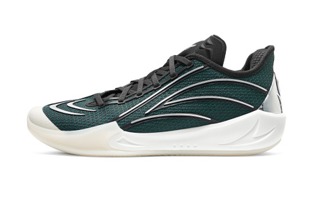VEIDOORN Peregrine Professional Competition Training Indoor Outdoor Universal Trendy Comfortable Sport Cushion Anti-Slip Breathable Wrapped Support Anti-Rollover Low-Top Basketball Shoes Men's Cyan Flame