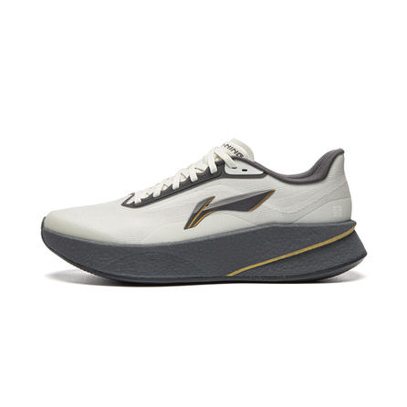 LiNing Super Shadow Boom Lightweight Elastic Technology Thick Sole Height-Boosting Soft Jogging Breathable Stable Support Shock-Absorbing Non-Slip Wear-Resistant Lightweight Rebound Low-Top Casual Running Shoes Men's Chalk Grey