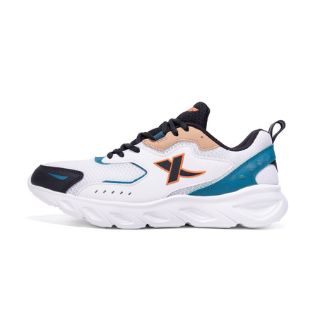XTEP Durable Breathable Low-Top Running Shoes Men's White Blue Black
