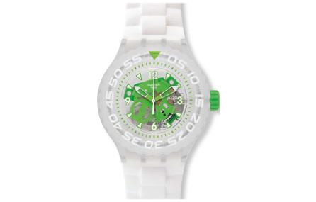 SWATCH Men 44mm Skeleton Watch SUUK100