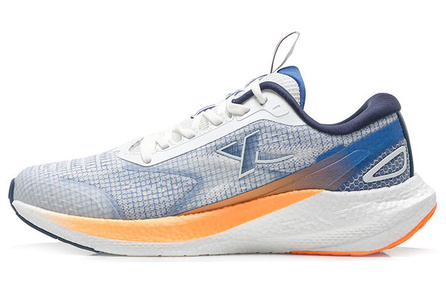 XTEP Cushioning Low-Top Running Shoes Men's White Blue