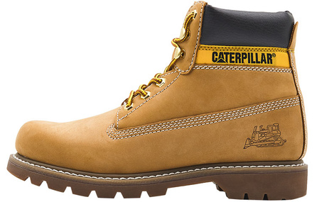 CAT Colorado Series Warm Water Resistant Wear Resistant Cushioning Crew Outdoor Boots Men's Yellow