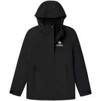 CAMEL Capsule Windbreaker Jackets Men Призрачный Черный
