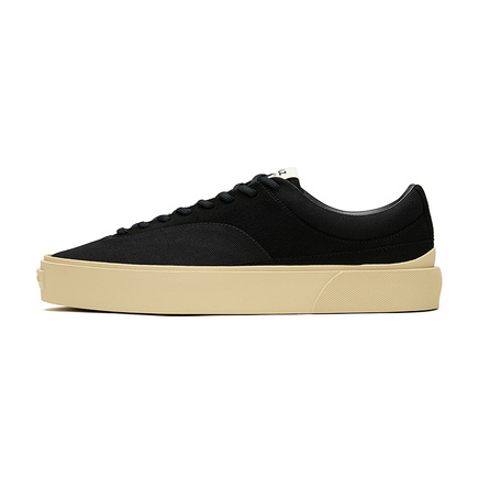 EQLZ EQUALIZER Fault 22 Low-Top Canvas Sneakers Unisex Ghost Black