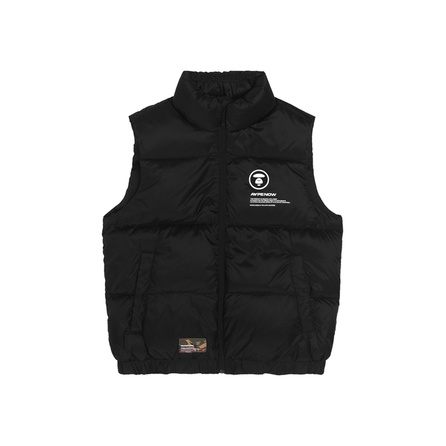 Aape Logo-patch Sleeveless Padded Gilet