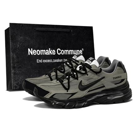 [Custom Sneakers] Nike Initiator Ruins Signal Gift Bag Edition Campus Vibe Workwear Vintage American Street Boyfriend Utopia Back to School Cushioning Wear-Resistant Breathable Low-Top Running Shoes Unisex Dark Green