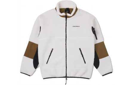 Converse Velvet-feel Coat Men's White