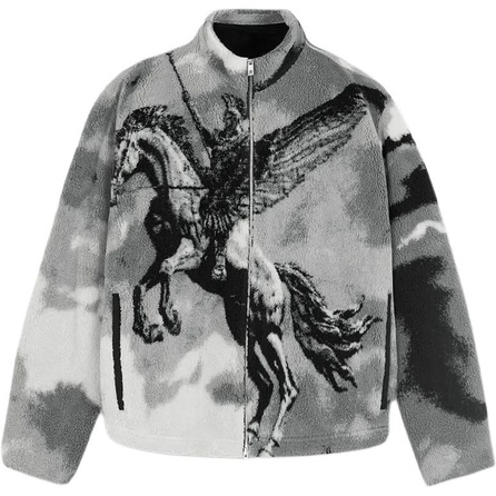 REPRESENT Mascot-print Fleece Jacket