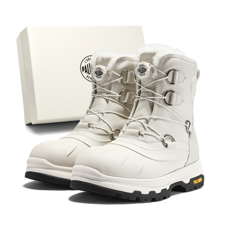 Palladium Winter Thick Sole Heightening Anti-Slip Wear-Resistant Warm Lined Thickened Heat-Locking Windproof Classic Simple Casual Commute Versatile Fashion Trendy Comfortable Hiking Northeast Travel Short Boots Snow Boots Unisex