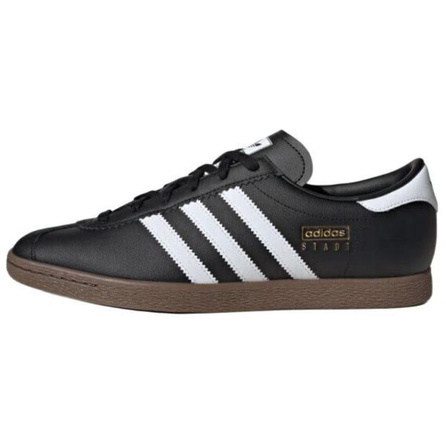 adidas Originals Stadt Comfort Versatile Fashion Thin Sole Low-Top Skateboard Shoes Black