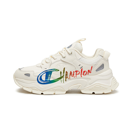 Champion Champ 19 Street Casual Fashion Sport Comfort Low-Top Dad Shoes Men's Cream/Caesar Blue
