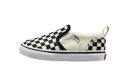 Vans Asher   V Toddler 'Checkers - Black Natural'