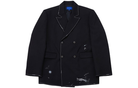 ADER ERROR SS22 Graffiti Blazer Unisex Black