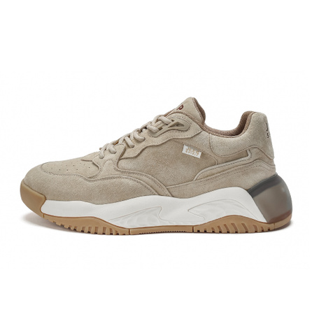 JEEP SPIRIT Height Increasing Wear-Resistant Lightweight Breathable Slip-Resistant Low-Top Casual Shoes Men's Sandstone