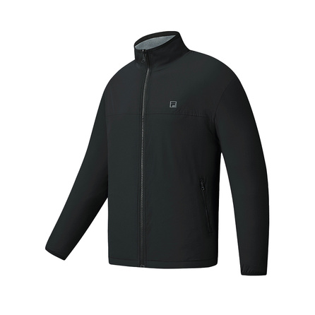 FILA Fitness Reversible Loose Stand Collar Fleece-Lined Jacket Unisex