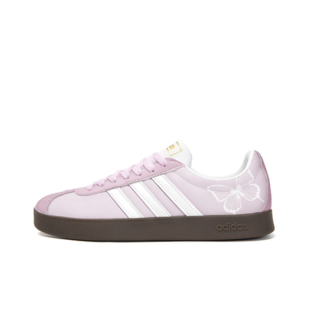 Custom Sneakers: adidas neo VL Court 2.0 Unisex Trendy Slip-Resistant Low-Top Sneakers Purple