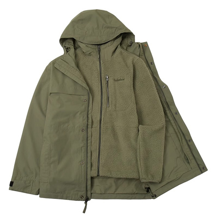 Timberland Windproof Wear-Resistant Warm Windbreaker Jacket Men's Green