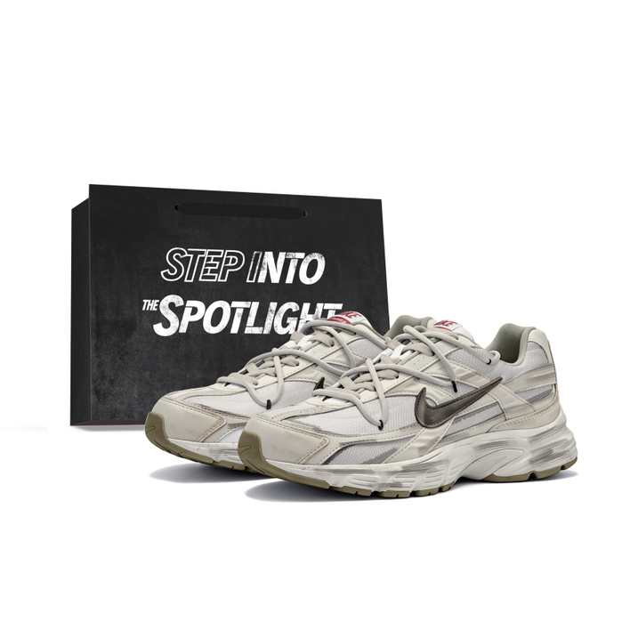 Custom Sneakers Nike Initiator Vintage Love Letter Gift Bag Retro Fashion Campus Style Boyfriend Street Trendy Workwear Versatile Running Shoes Men's Beige